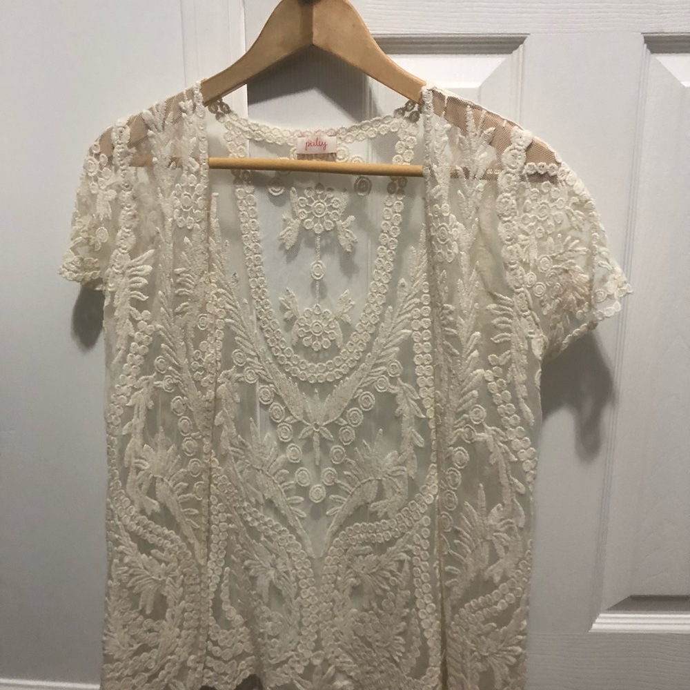 Cream pixley cardigan